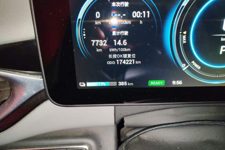 Used AION V 2020 70 Smart Technology Edition Odometer Close Up