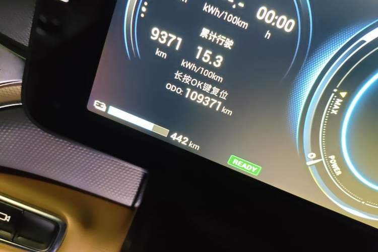 Used AION V 2021 Evolutionary Version 80 Intelligent Leading Edition Odometer Close Up