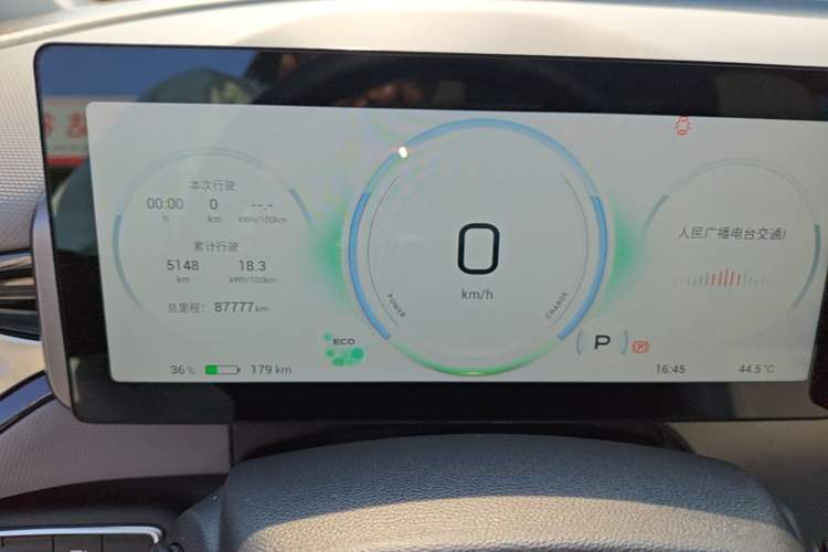 Used AION V 2021 Plus 70 Smart Edition Lithium Iron Phosphate Instrument Cluster