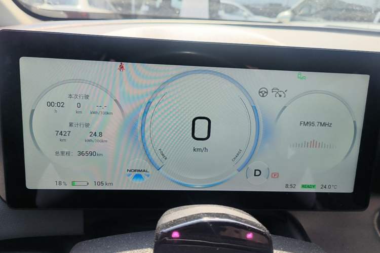 Used AION V 2021 Plus 80 Smart Technology Edition Ternary Lithium Instrument Cluster