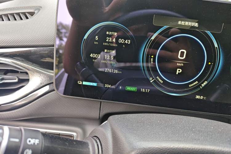 Used AION V 2021 Evolution Edition 70 Intelligent Leading Edition Odometer Close Up