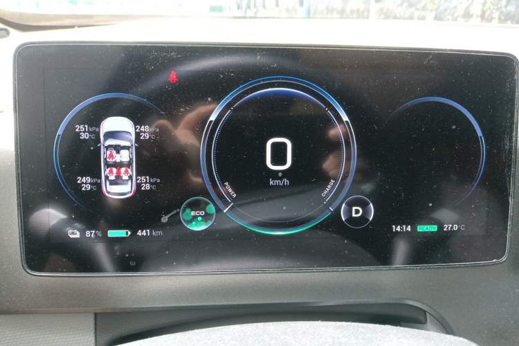 Used AION V 2023 Plus 70 Super Fast Charging Version Ternary Lithium Instrument Cluster