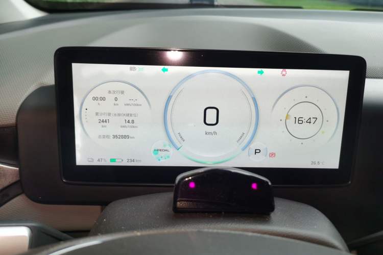Used AION V 2023 Plus 70 Smart Enjoyment Seven-Seater Edition Ternary Lithium Instrument Cluster