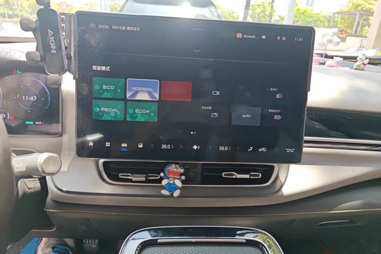 Used AION V 2023 Plus 80 Smart Technology Edition Ternary Lithium Audio And AC Panel