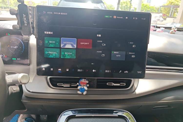 Used AION V 2023 Plus 80 Smart Technology Edition Ternary Lithium Audio And AC Panel