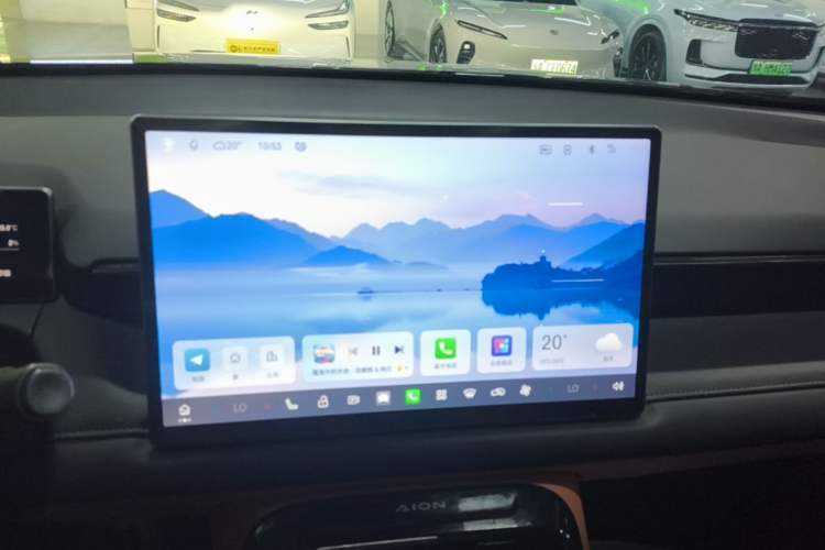 Used AION V 2024 Aion Tyrannosaurus 650 Smart Premium Edition Audio And AC Panel