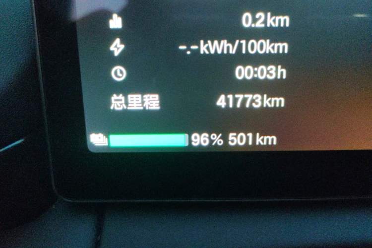 Used AION V 2024 Aion Tyrannosaurus 520 Intelligent Premium Edition Odometer Close Up