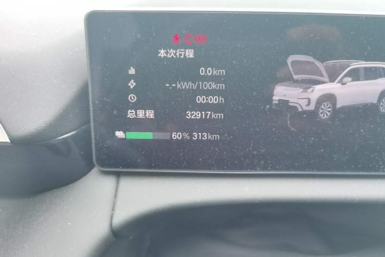Used AION V 2024 Aion Tyrannosaurus 650 LiDAR Edition Odometer Close Up