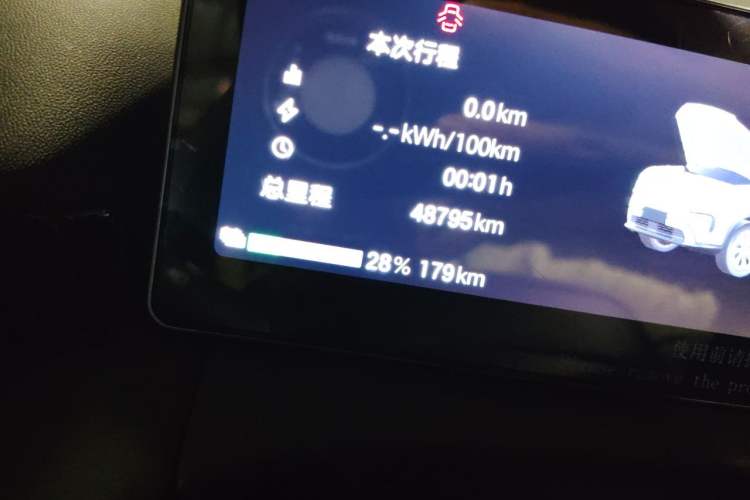 Used AION V 2024 Aion Tyrannosaurus 650 Smart Luxury Edition Odometer Close Up