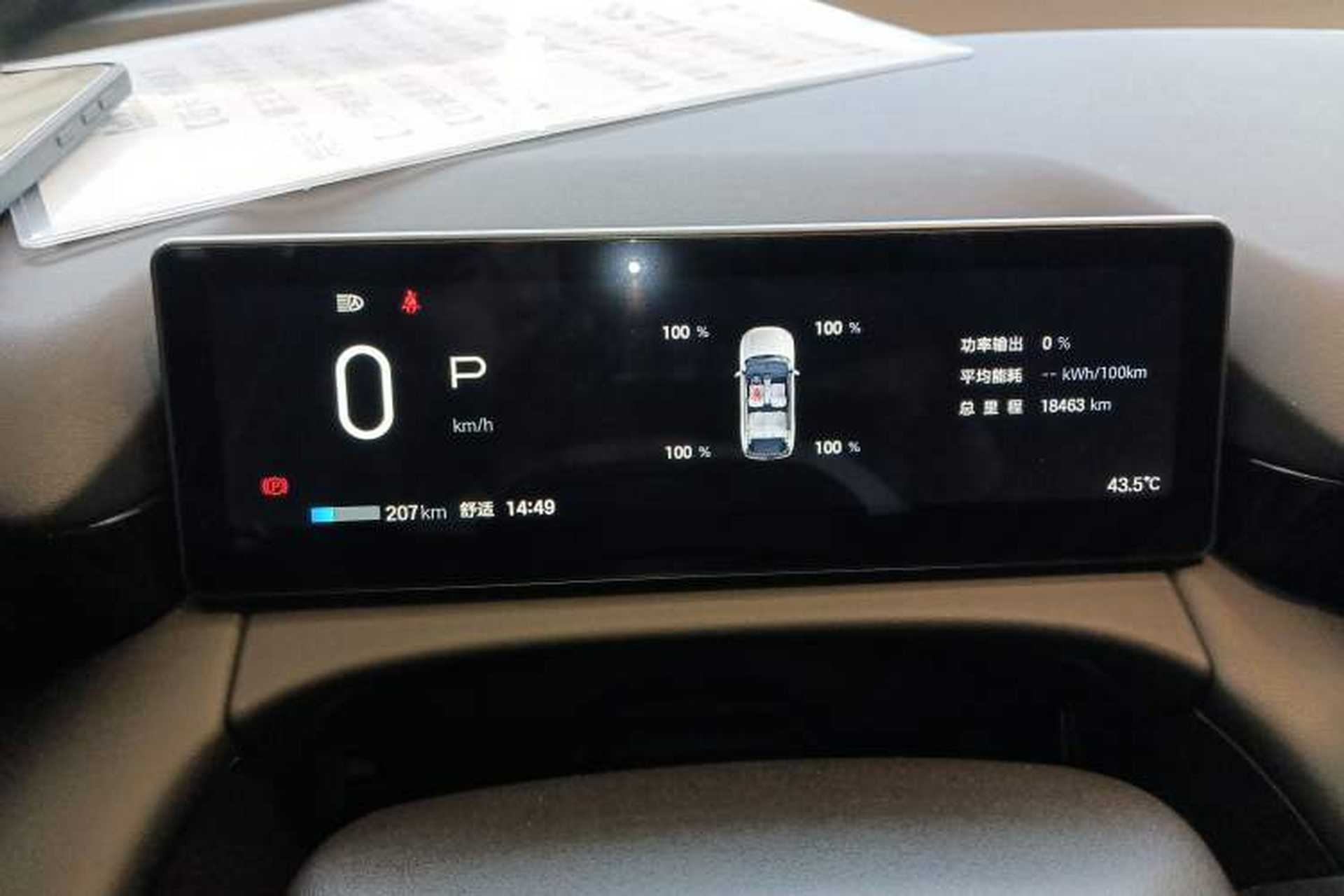 Used AION V 2024 Aion Tyrannosaurus 650 LiDAR Edition Instrument Cluster