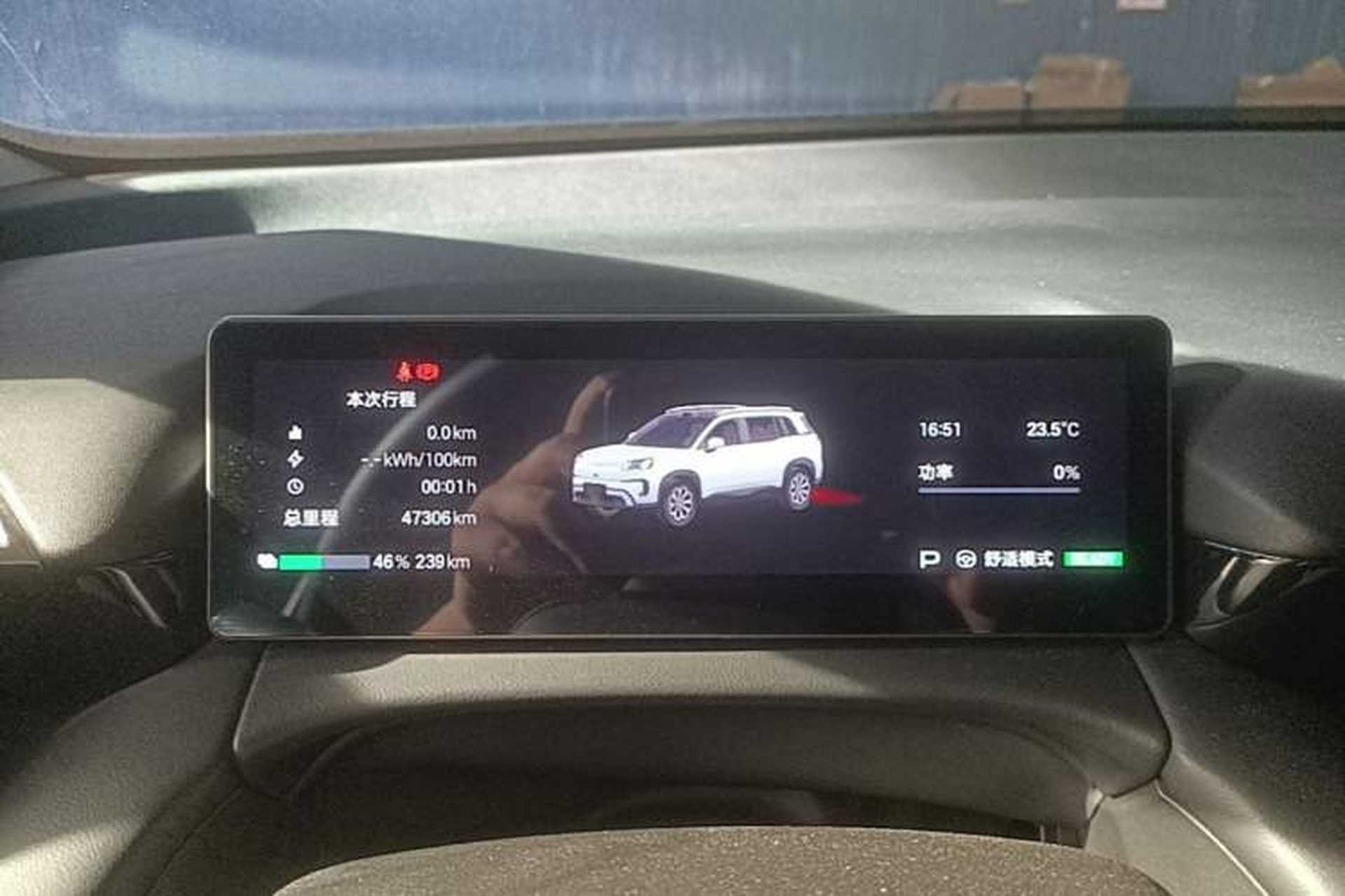 Used AION V 2024 Aion Tyrannosaurus 650 Smart Premium Edition Instrument Cluster