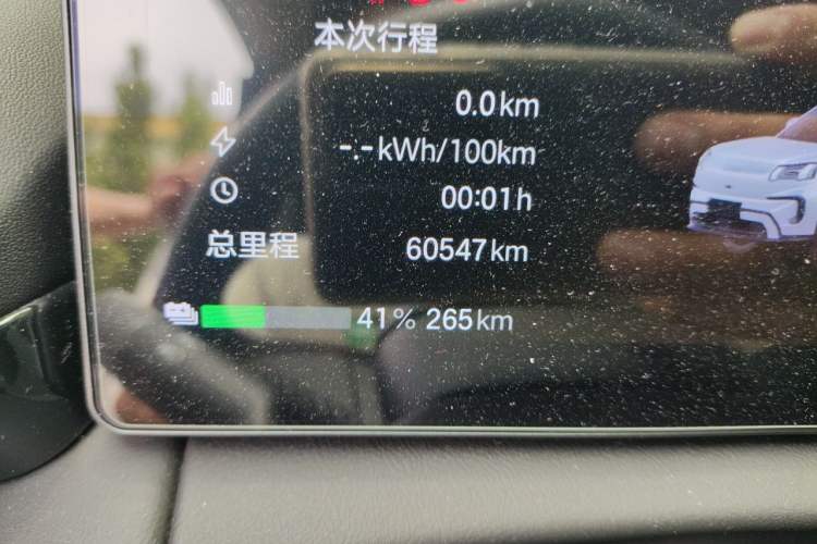Used AION V 2024 Aion Tyrannosaurus 650 Smart Luxury Edition Odometer Close Up