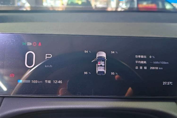 Used AION V 2024 Aion Tyrannosaurus 520 Smart Luxury Edition Odometer Close Up