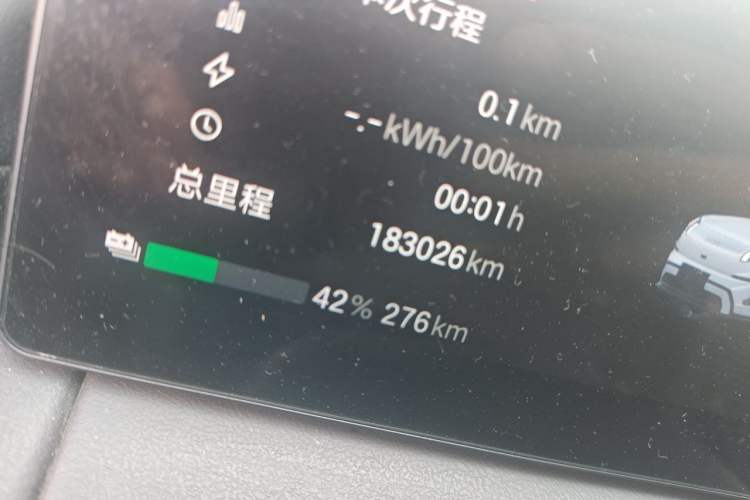 Used AION V 2024 Aion Tyrannosaurus 650 Smart Luxury Edition Odometer Close Up