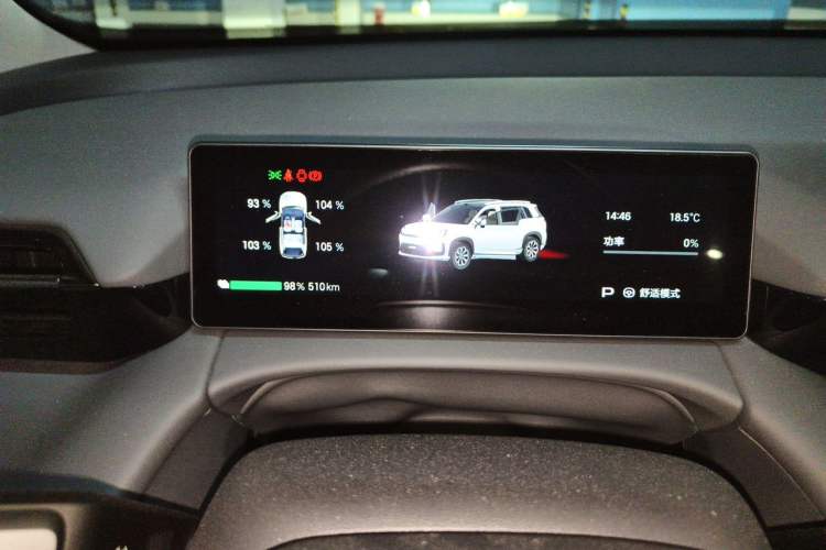 Used AION V 2026 Model Aion Tyrannosaurus Family Edition 520 Zhi Hao Edition Instrument Cluster