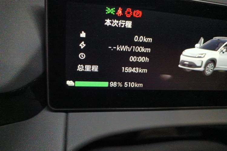 Used AION V 2026 Model Aion Tyrannosaurus Family Edition 520 Zhi Hao Edition Odometer Close Up
