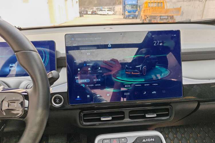 Used AION Y 2021 70 Intelligent Dynamic Edition Audio And AC Panel