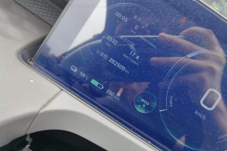 Used AION Y 2021 70 Enjoy Vitality Edition Odometer Close Up