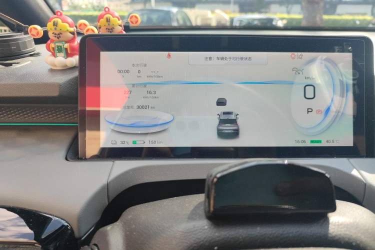 Used AION Y 2021 70 Tech Vitality Edition Odometer Close Up