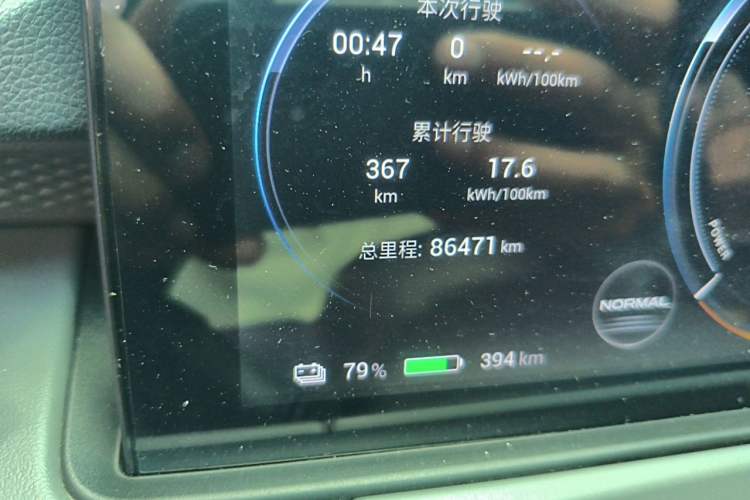 Used AION Y 2021 70 Intelligent Edition Odometer Close Up