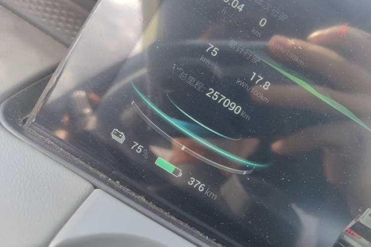 Used AION Y 2021 70 Tech Vitality Edition Odometer Close Up