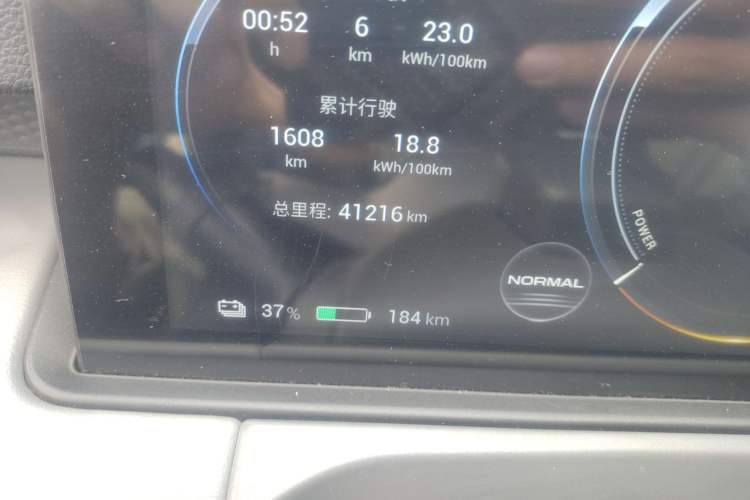 Used AION Y 2021 70 Enjoyment Tech Edition Odometer Close Up