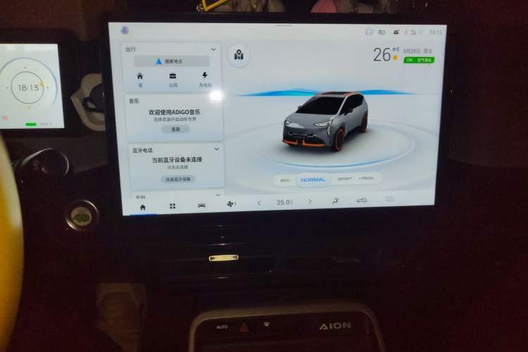 Used AION Y 2021 70 Enjoy Vitality Edition Audio And AC Panel