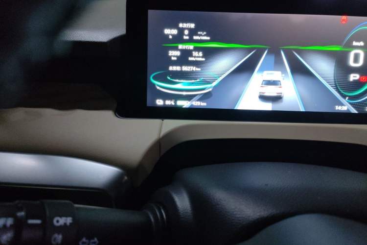 Used AION Y 2021 70 Intelligent Edition Odometer Close Up