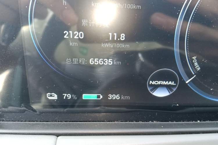 Used AION Y 2021 70 Enjoyment Tech Edition Odometer Close Up