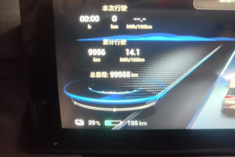 Used AION Y 2021 70 Intelligent Dynamic Edition Odometer Close Up