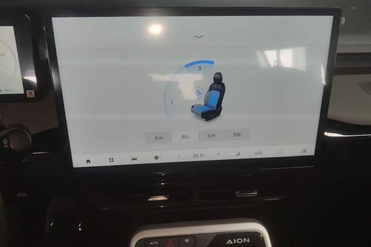 Used AION Y 2022 70 Tech Edition Lithium Iron Phosphate Audio And AC Panel