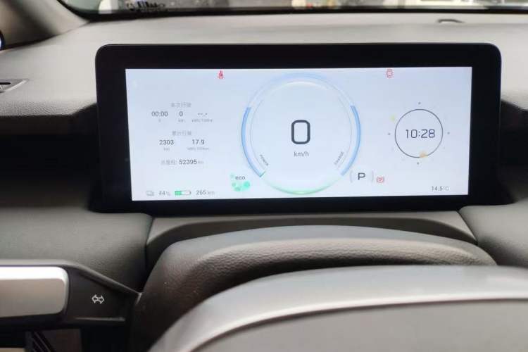 Used AION Y 2022 Plus 80 Smart Edition Odometer Close Up