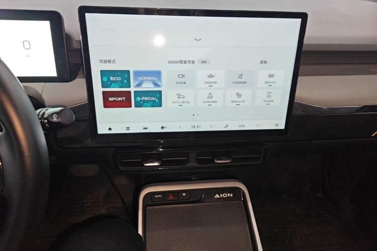 Used AION Y 2022 70 Tech Edition Lithium Iron Phosphate Audio And AC Panel