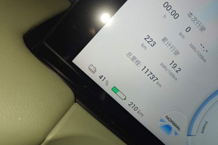 Used AION Y 2022 Plus 70 Smart Edition Odometer Close Up