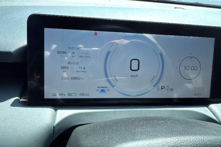 Used AION Y 2022 Plus 70 Enjoy Edition Odometer Close Up