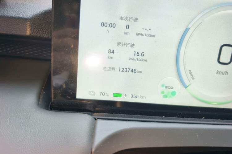 Used AION Y 2022 Plus 70 Smart Edition Odometer Close Up