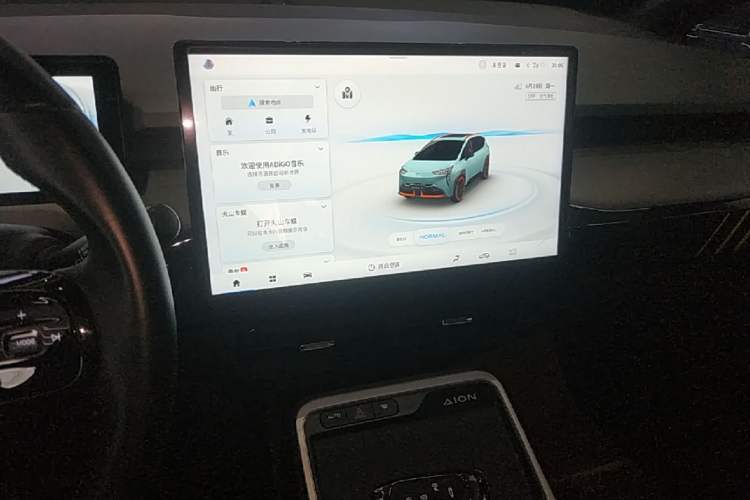 Used AION Y 2022 70 Intelligent Edition Lithium Iron Phosphate Audio And AC Panel