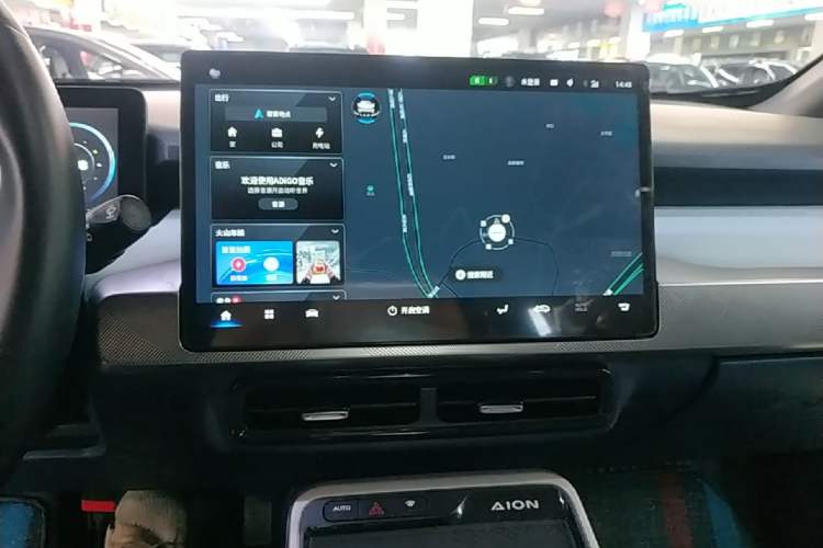Used AION Y 2022 70 Tech Edition Lithium Iron Phosphate Audio And AC Panel