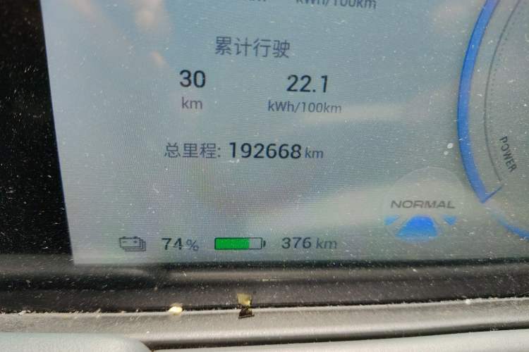 Used AION Y 2022 Plus 70 Smart Edition Odometer Close Up