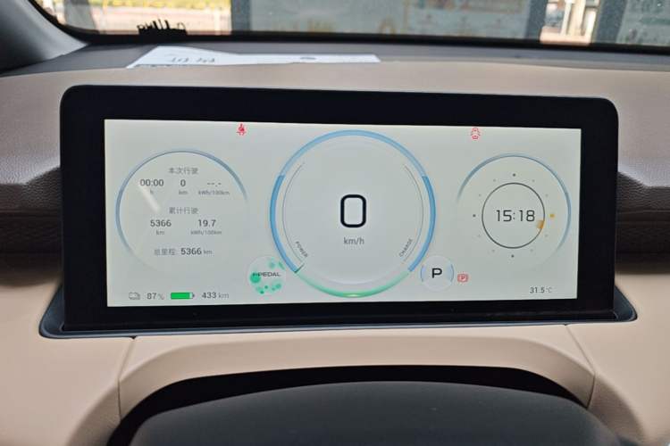 Used AION Y 2022 70 Intelligent Edition Lithium Iron Phosphate Instrument Cluster