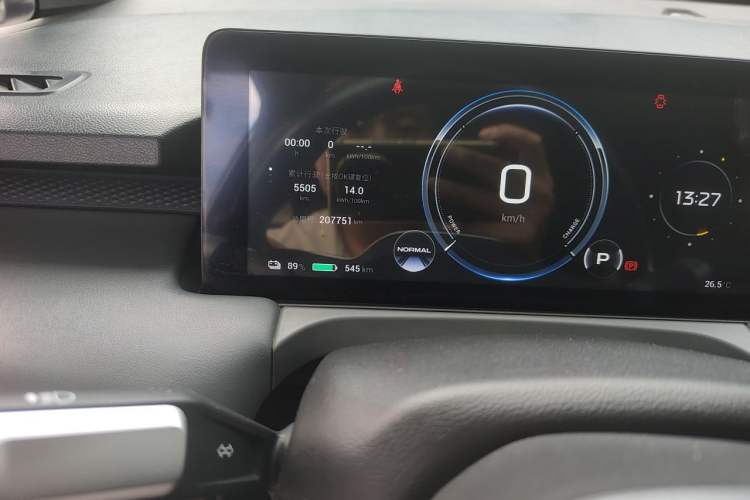 Used AION Y 2022 Plus 80 Enjoy Edition Odometer Close Up