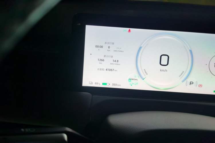 Used AION Y 2022 Plus 70 Enjoy Edition Odometer Close Up