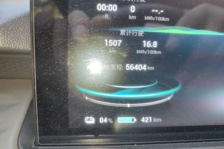 Used AION Y 2022 70 Intelligent Edition Lithium Iron Phosphate Odometer Close Up