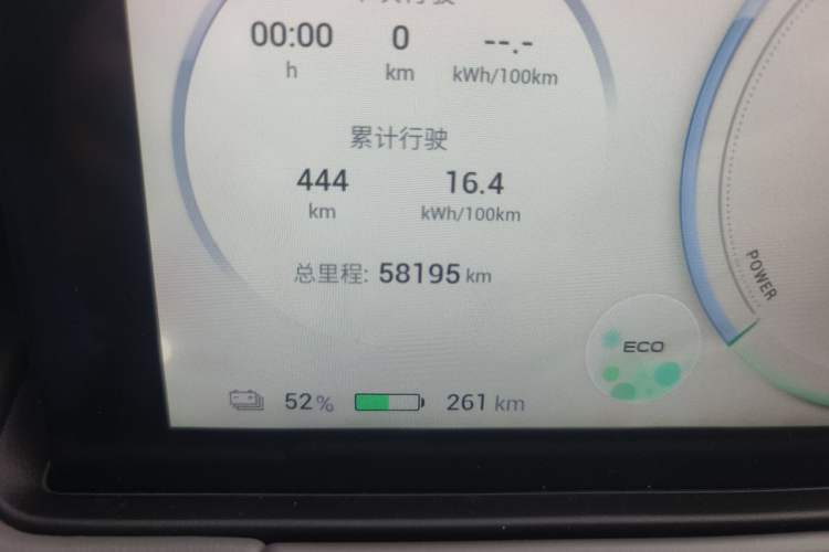 Used AION Y 2022 70 Intelligent Driving Version Lithium Iron Phosphate Odometer Close Up