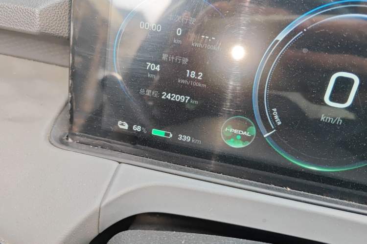 Used AION Y 2022 70 Intelligent Edition Lithium Iron Phosphate Odometer Close Up