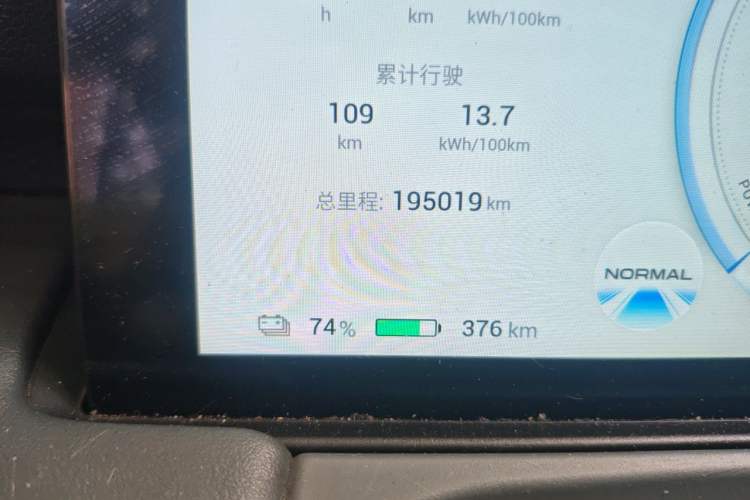 Used AION Y 2022 Plus 70 Enjoy Edition Odometer Close Up