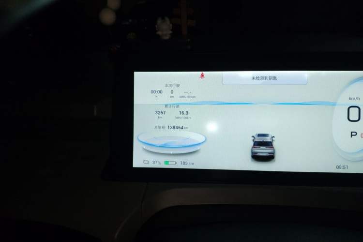 Used AION Y 2022 70 Intelligent Edition Lithium Iron Phosphate Odometer Close Up
