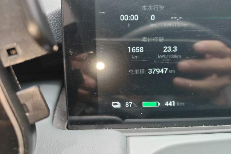 Used AION Y 2022 Plus 70 Smart Edition Odometer Close Up