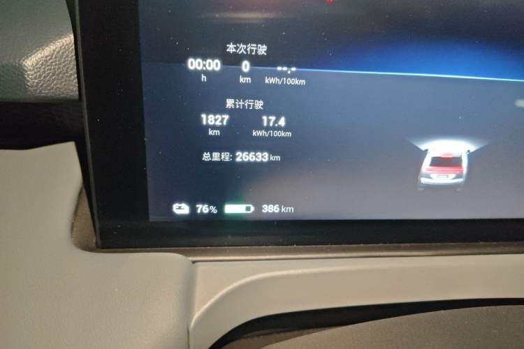 Used AION Y 2022 Plus 70 Smart Edition Odometer Close Up