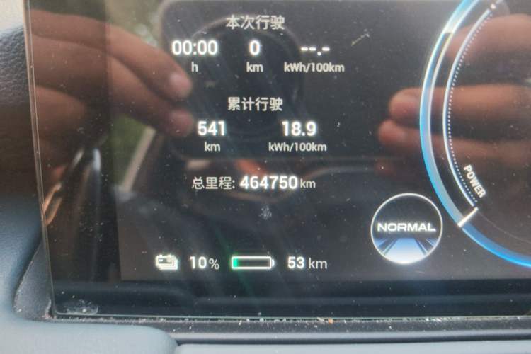 Used AION Y 2022 Plus 70 Enjoy Edition Odometer Close Up